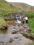 Stream outside cottage